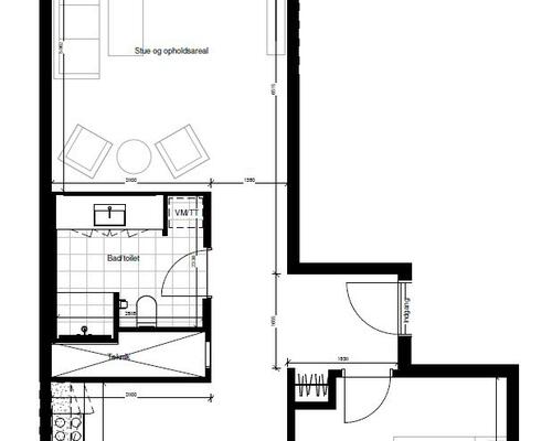 2 værelses lejlighed i Århus C