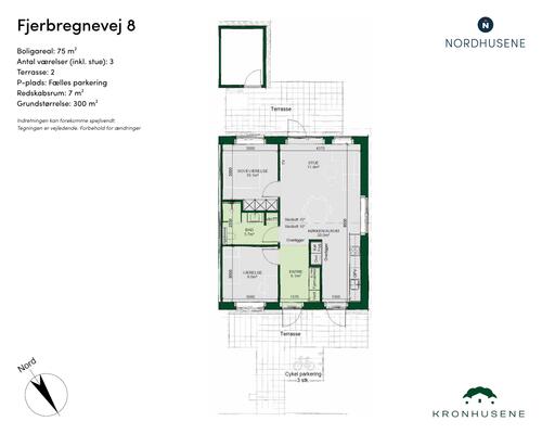 3 værelses hus i Odense NV