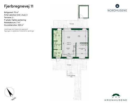 75 m2 værelse i Odense NV