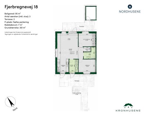 3 værelses hus i Odense NV