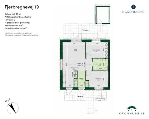 3 værelses hus i Odense NV