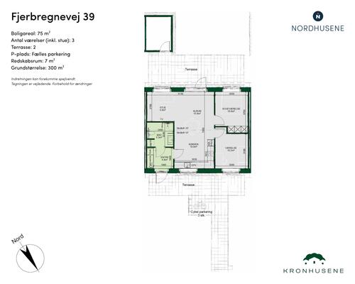 3 værelses lejlighed i Odense NV