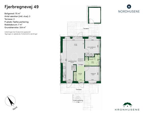 3 værelses hus i Odense NV