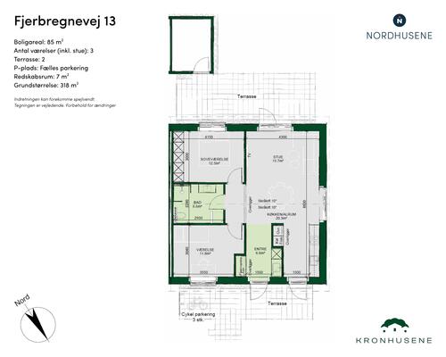 3 værelses hus i Odense NV