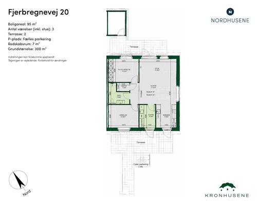 3 værelses hus i Odense NV