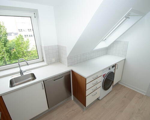 Lys og moderne lejlighed med central beliggenhed i Aalborg