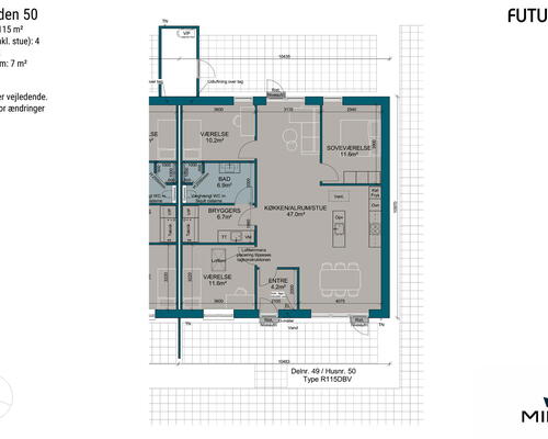 4 værelses hus i Haslev