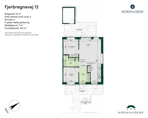 3 værelses hus i Odense NV