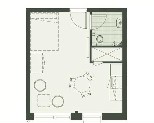1 værelses lejlighed i Odense V