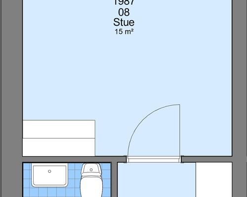 1 værelses lejlighed i Frederikshavn