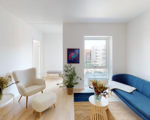 Skøn 3-værelses med altan