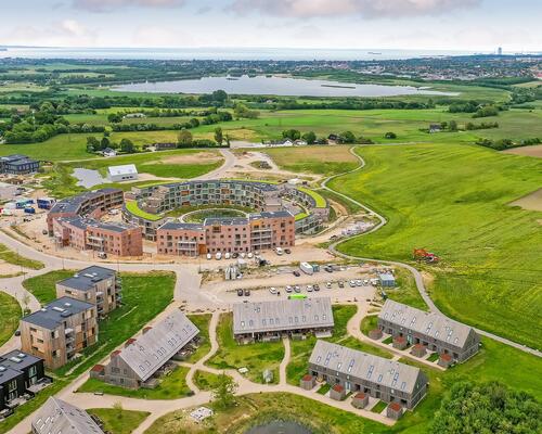 1-plans rækkehus i Nye