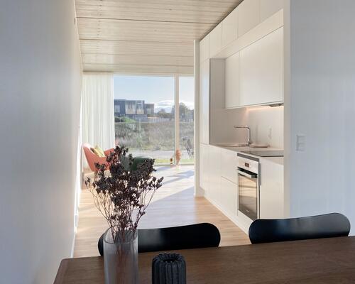 1-plans rækkehus i Nye