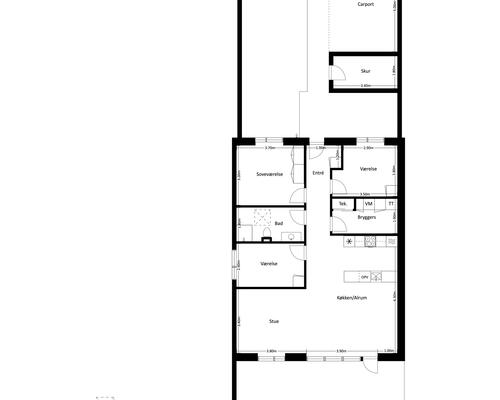 4 værelses hus i Herning