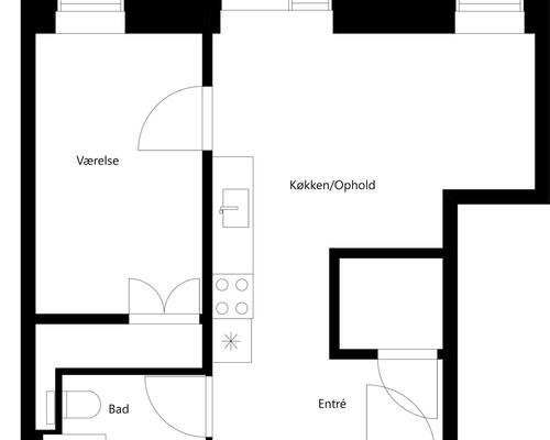 2 værelses lejlighed i Risskov