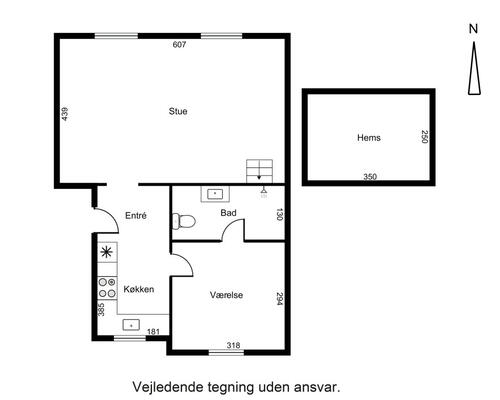 2 værelses lejlighed i Esbjerg