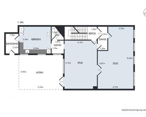 6 værelses lejlighed i Varde