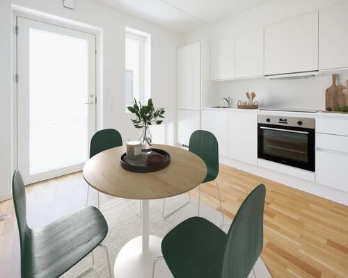 Hyggelig 2-værelses med altan og tæt på Aarhus