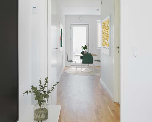 Hyggelig 2-værelses med altan og tæt på Aarhus