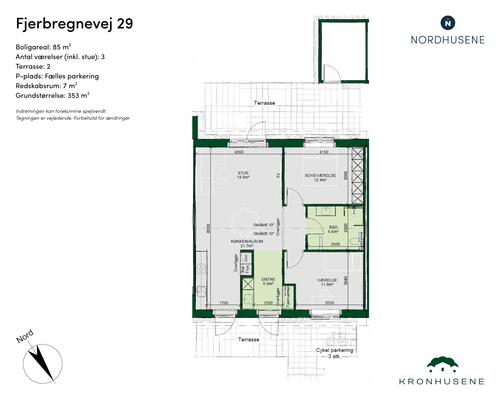 3 værelses hus i Odense NV