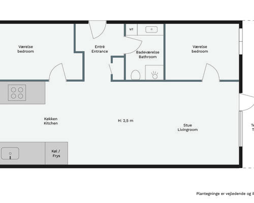 3 værelses lejlighed i Søborg