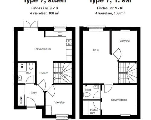 4 værelses hus i Løgstør
