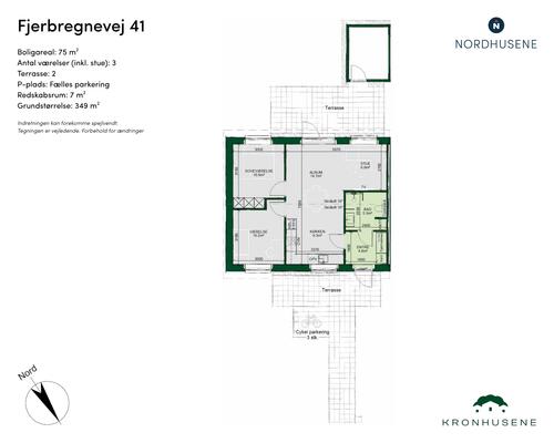 3 værelses lejlighed i Odense NV