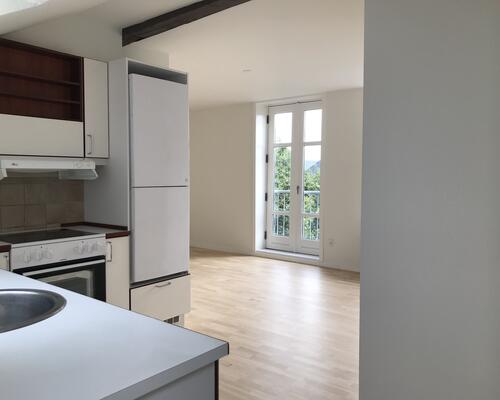 Flot lejlighed centralt i Kolding med fælles have og mulighed for vaskesøjle