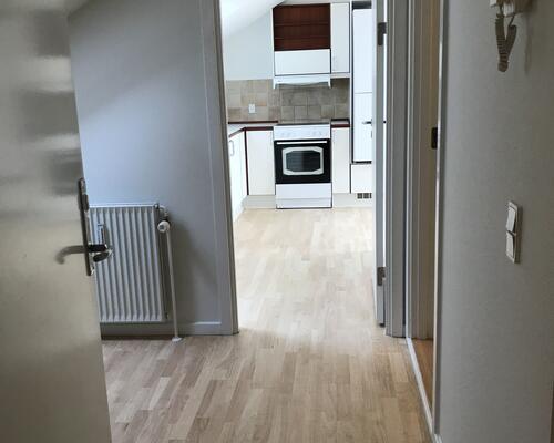 Flot lejlighed centralt i Kolding med fælles have og mulighed for vaskesøjle