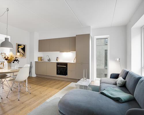 Lys og moderne 3-værelses lejlighed i Hjertet af Aalborg