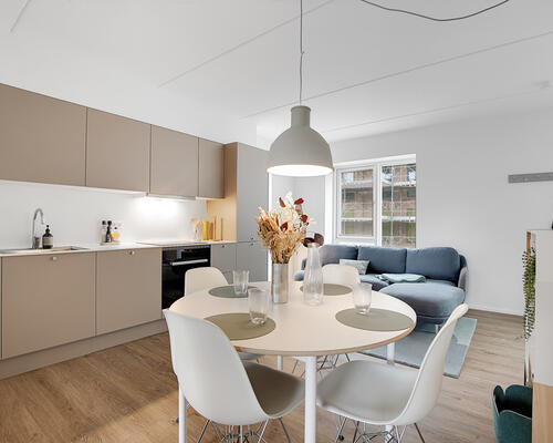 Lys og moderne 3-værelses lejlighed i Hjertet af Aalborg