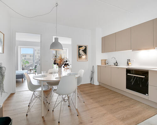 Lys og moderne 3-værelses lejlighed i Hjertet af Aalborg