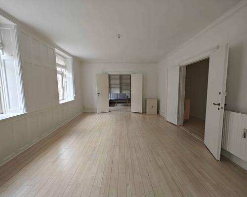 Rummelig og lys lejlighed | København K.