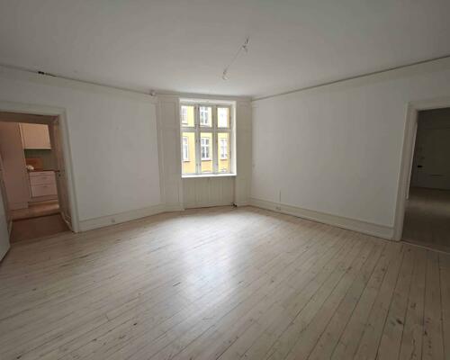 Rummelig og lys lejlighed | København K.