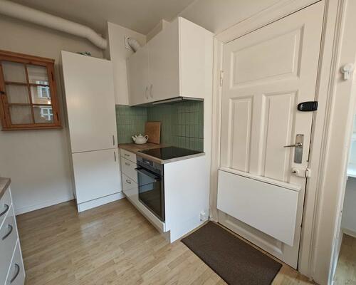 Rummelig og lys lejlighed | København K.