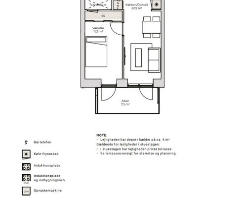 2 værelses lejlighed i Nørresundby