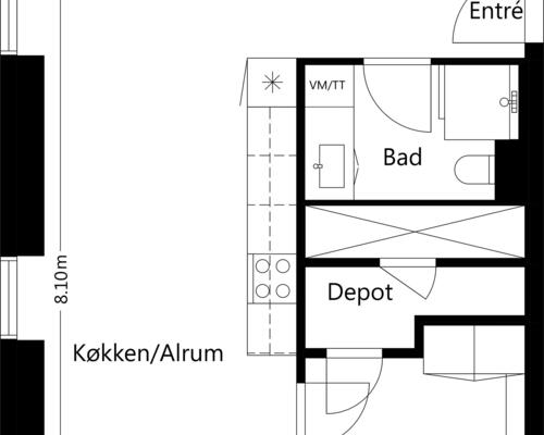 3 værelses lejlighed i Ballerup
