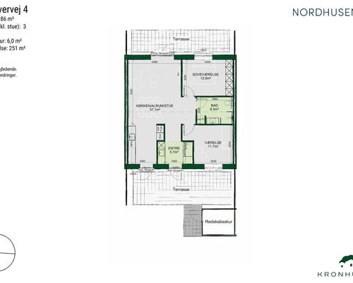 3 værelses hus i Stenlille