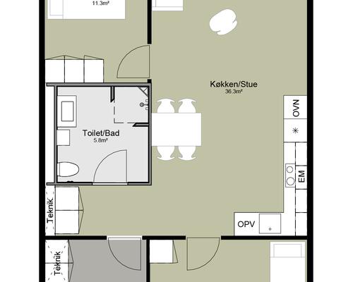 3 værelses hus i Silkeborg