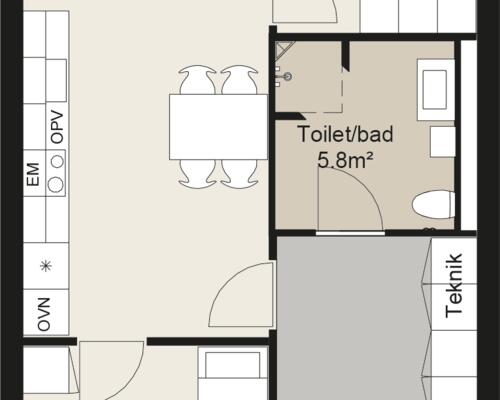 3 værelses hus i Silkeborg