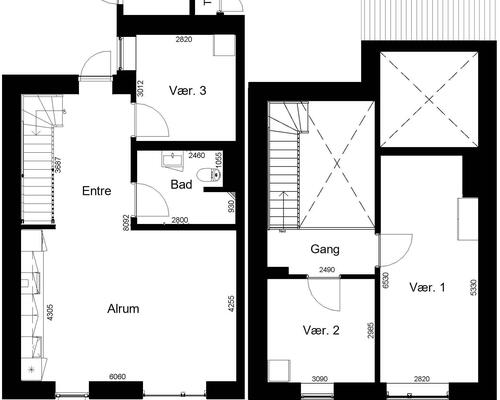 Rækkehus centralt i Sakskøbing by fra 2025