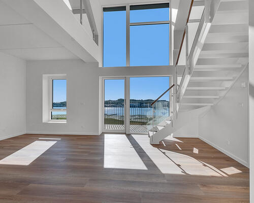 Eksklusiv 5-værelses lejlighed med fjordudsigt