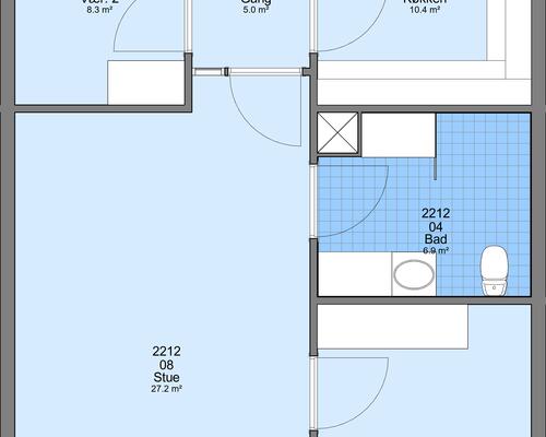 3 værelses lejlighed i Frederikshavn