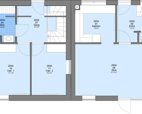 3 værelses hus i Sæby