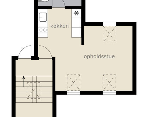 38 m2 værelse i Aalborg