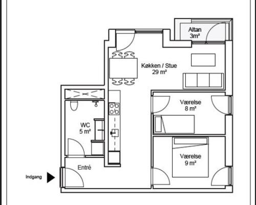 Tæt på skov og strand