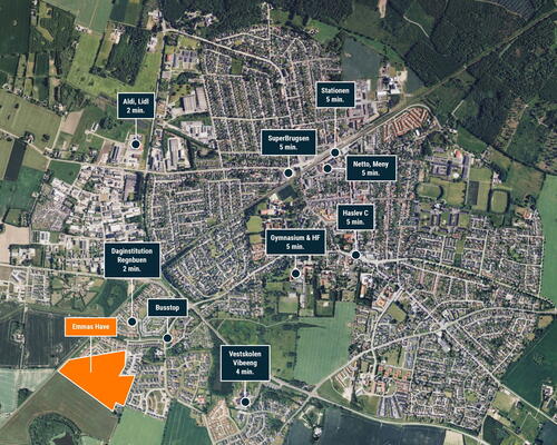 4 værelses hus i Haslev