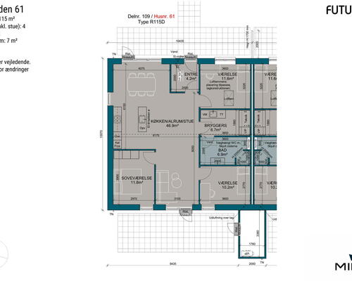 4 værelses hus i Haslev