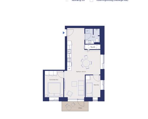 3 værelses lejlighed i Hvidovre