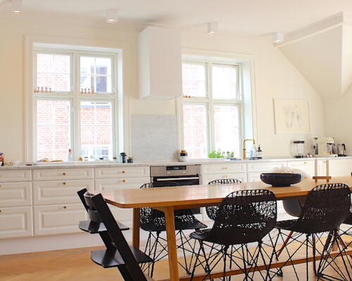 Lejlighed med totalt 167 m2 bolig, i Hellerup